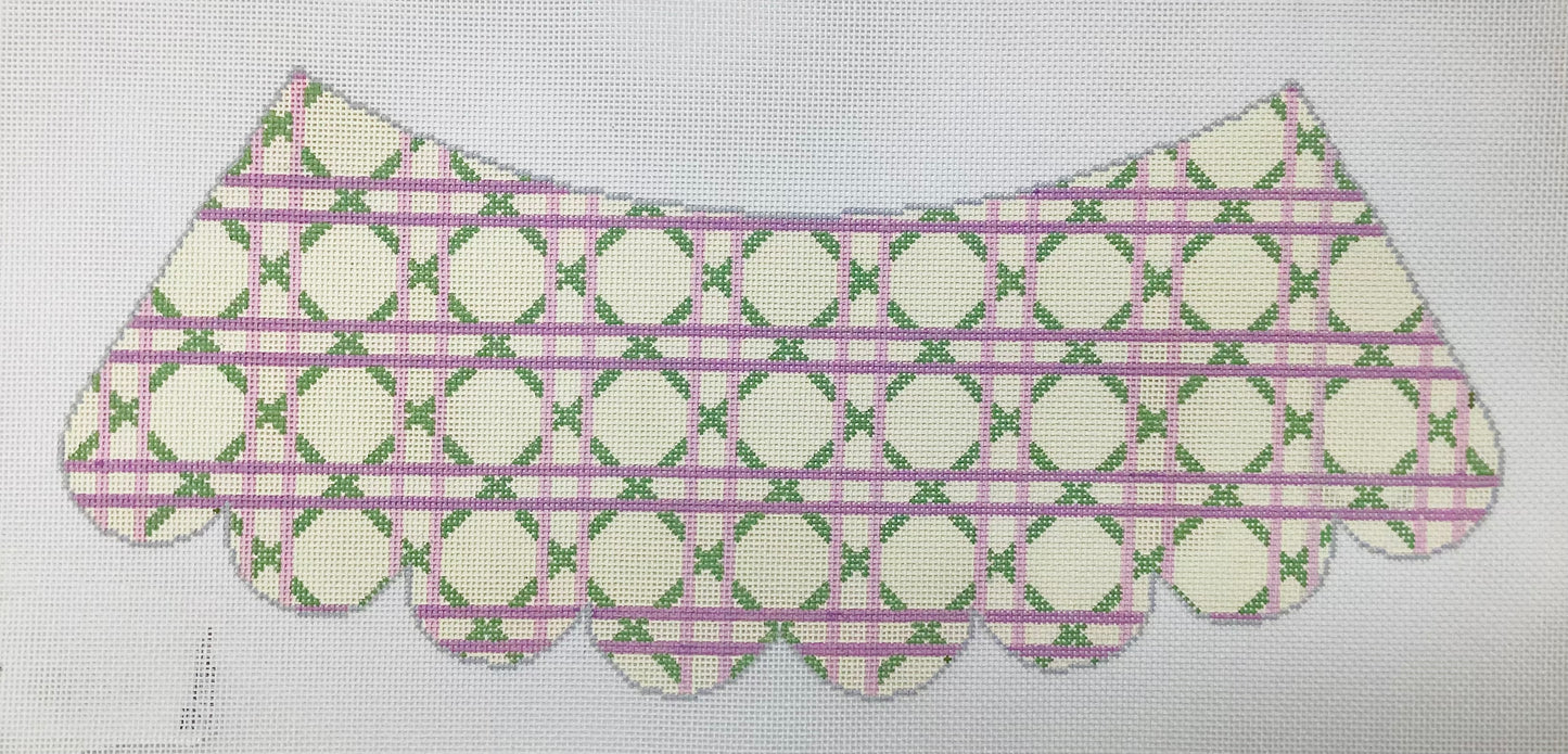 Lavender Rattan Lampshade