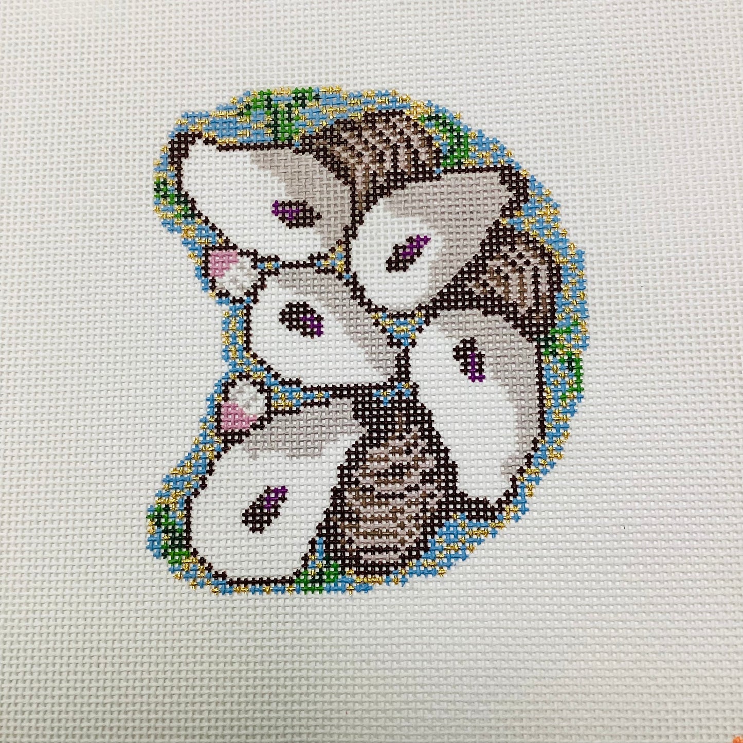 Curved Blue Oyster Plate (18 count)