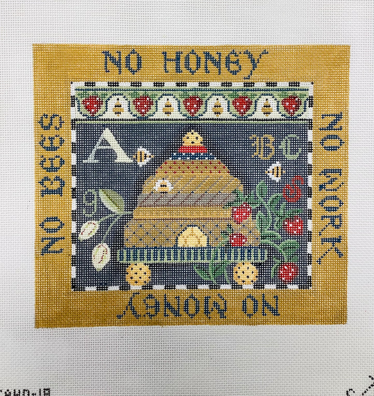 Bee's Proverb Sampler Needlepoint