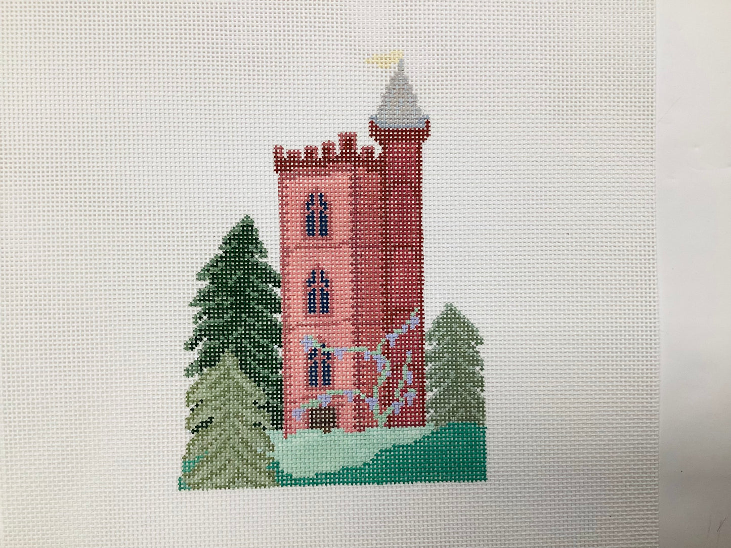 Gothic Tower Standup Needlepoint