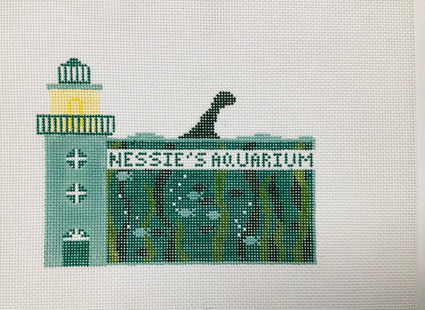 Nessie's Aquarium Needlepoint