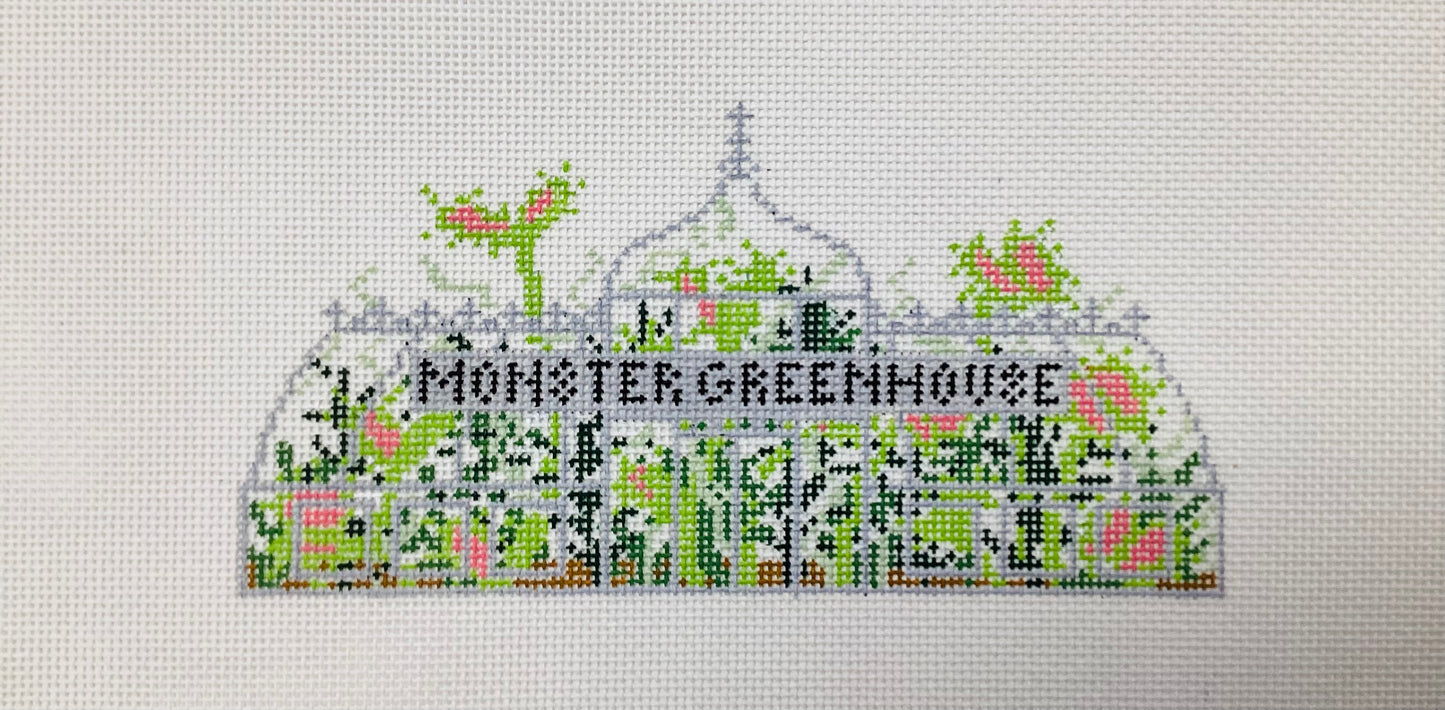 Monster Greenhouse Needlepoint