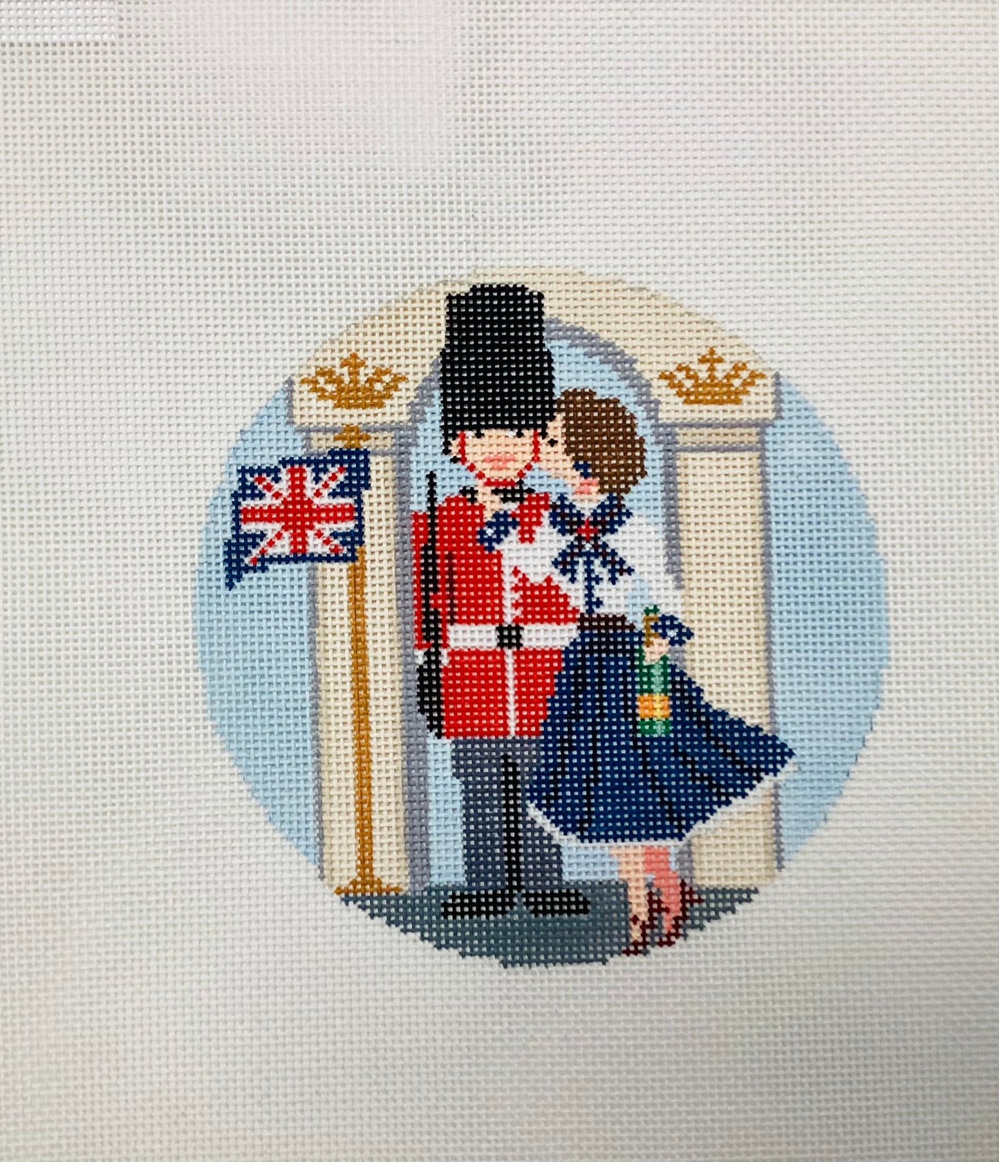 Betty Loves London Needlepoint