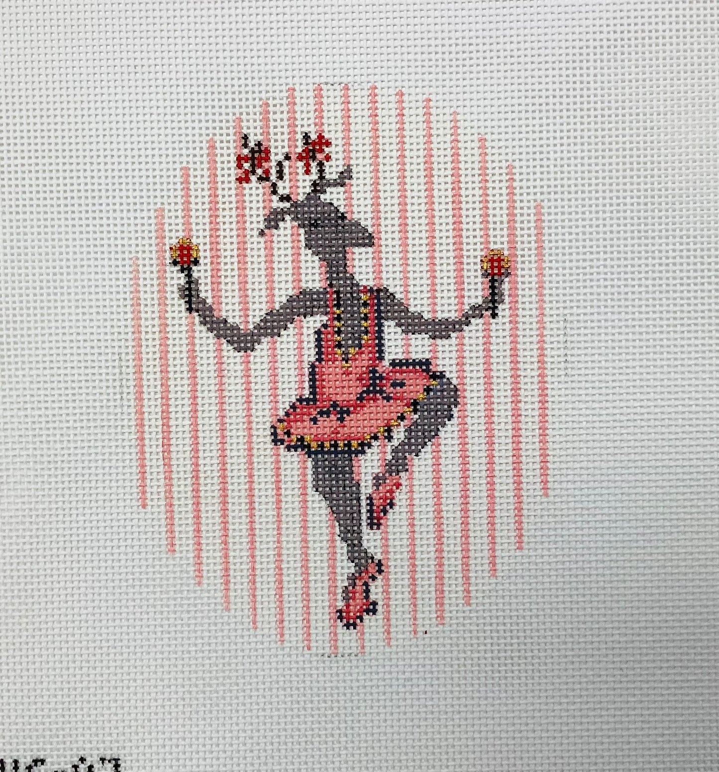 Rosie and Maracas Needlepoint