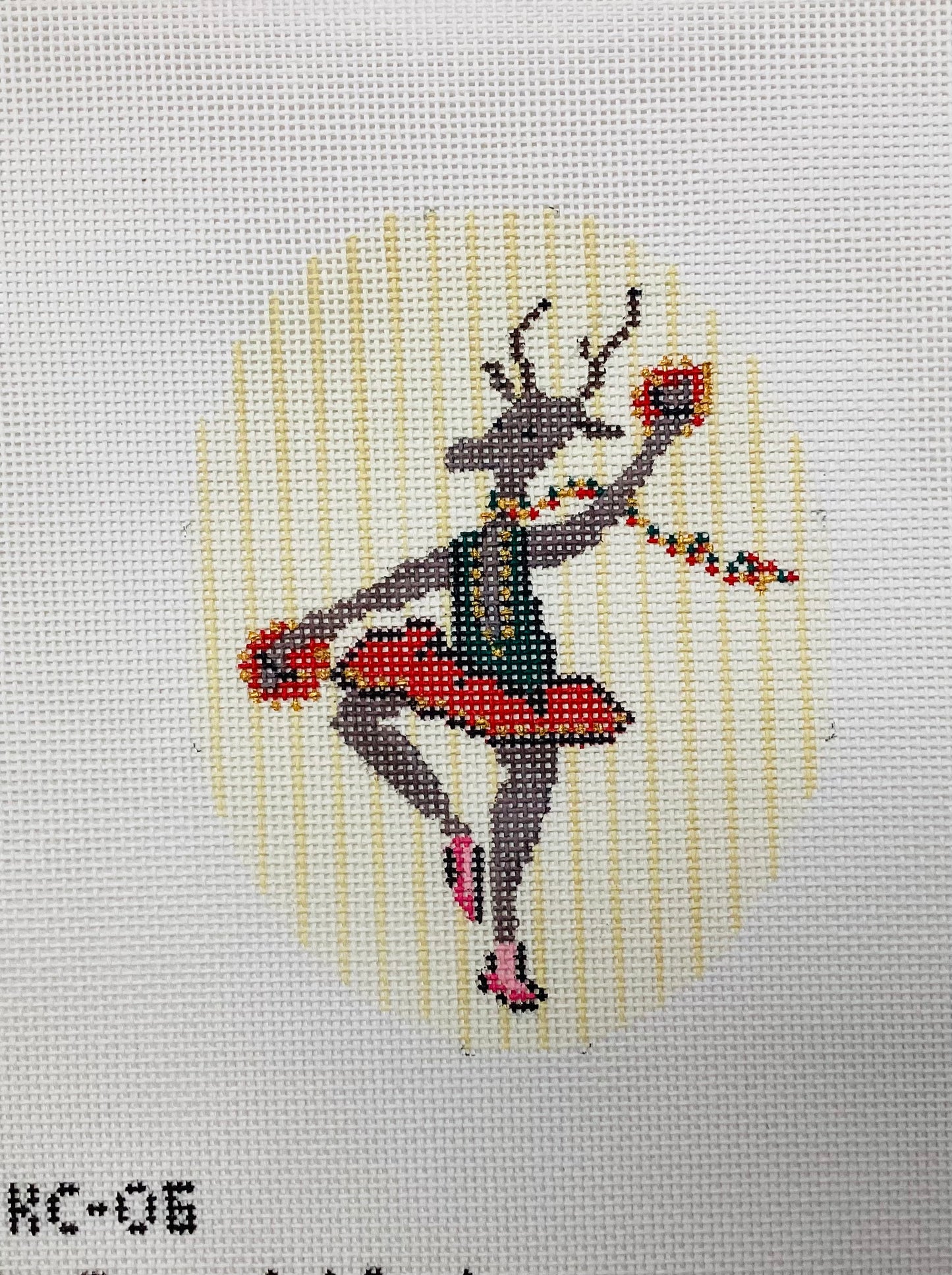 Esmerelda with Tambourines Needlepoint