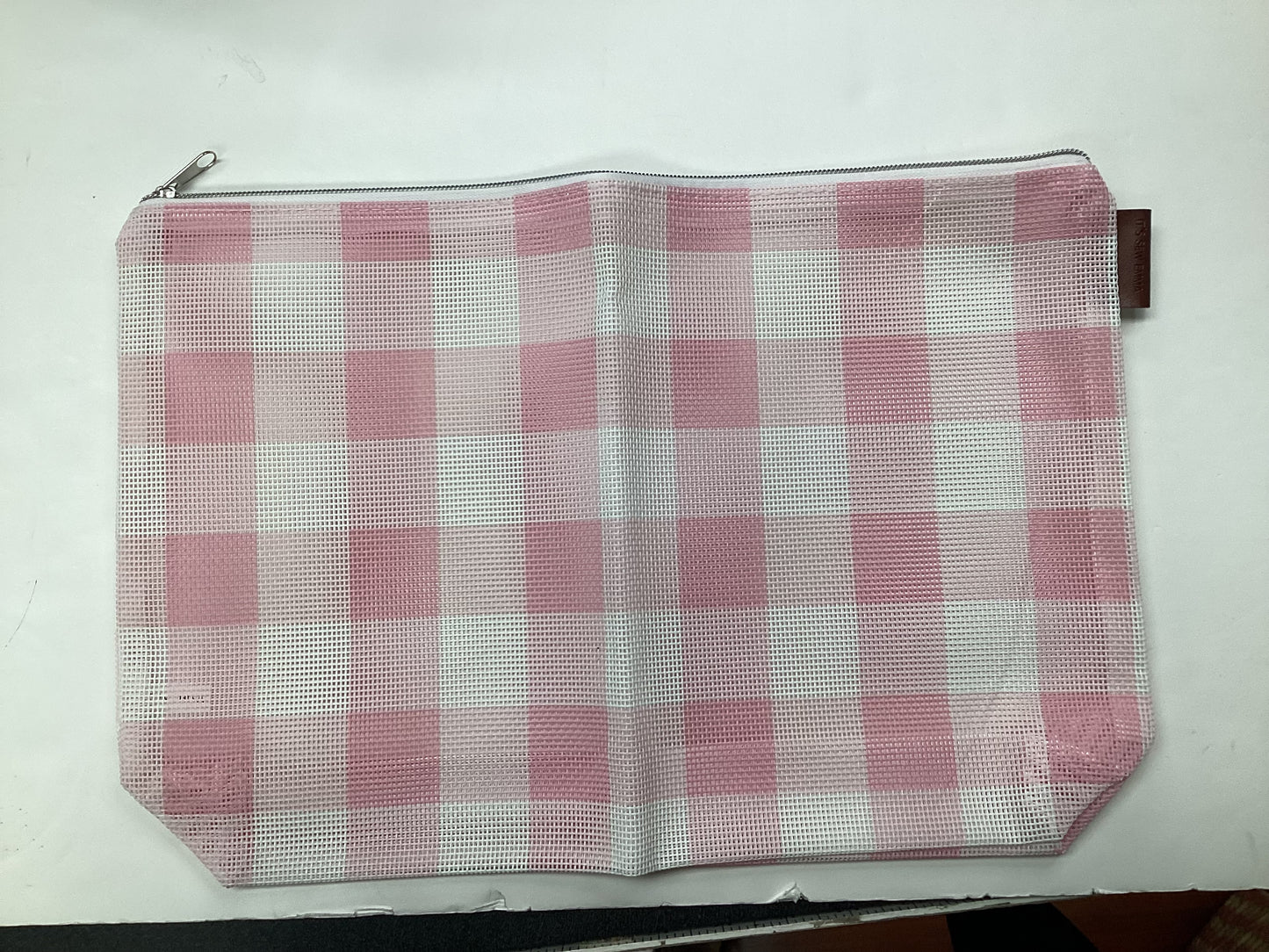 Zippered case that can be stitched - Pink