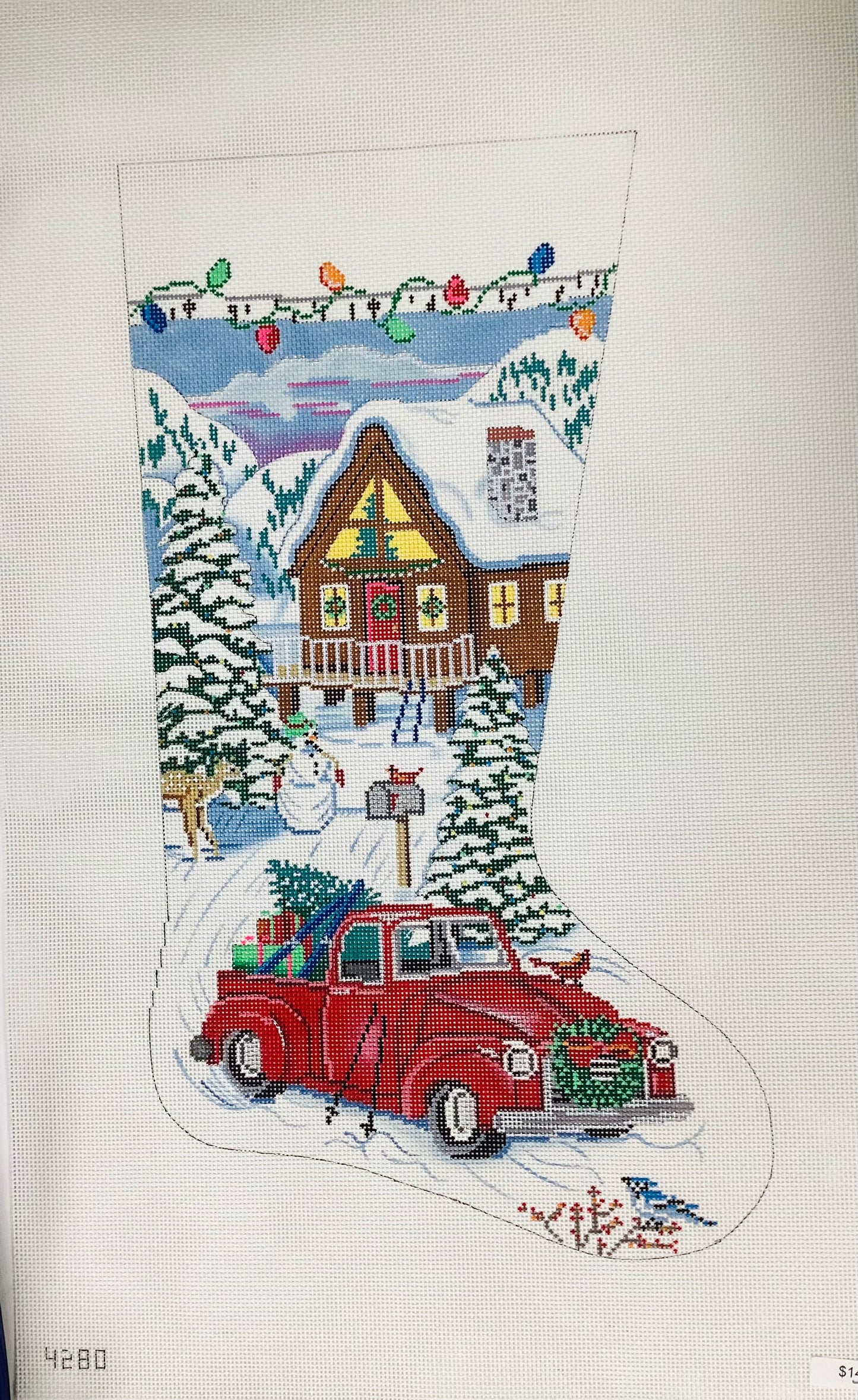 Christmas Delivery with Truck Stocking