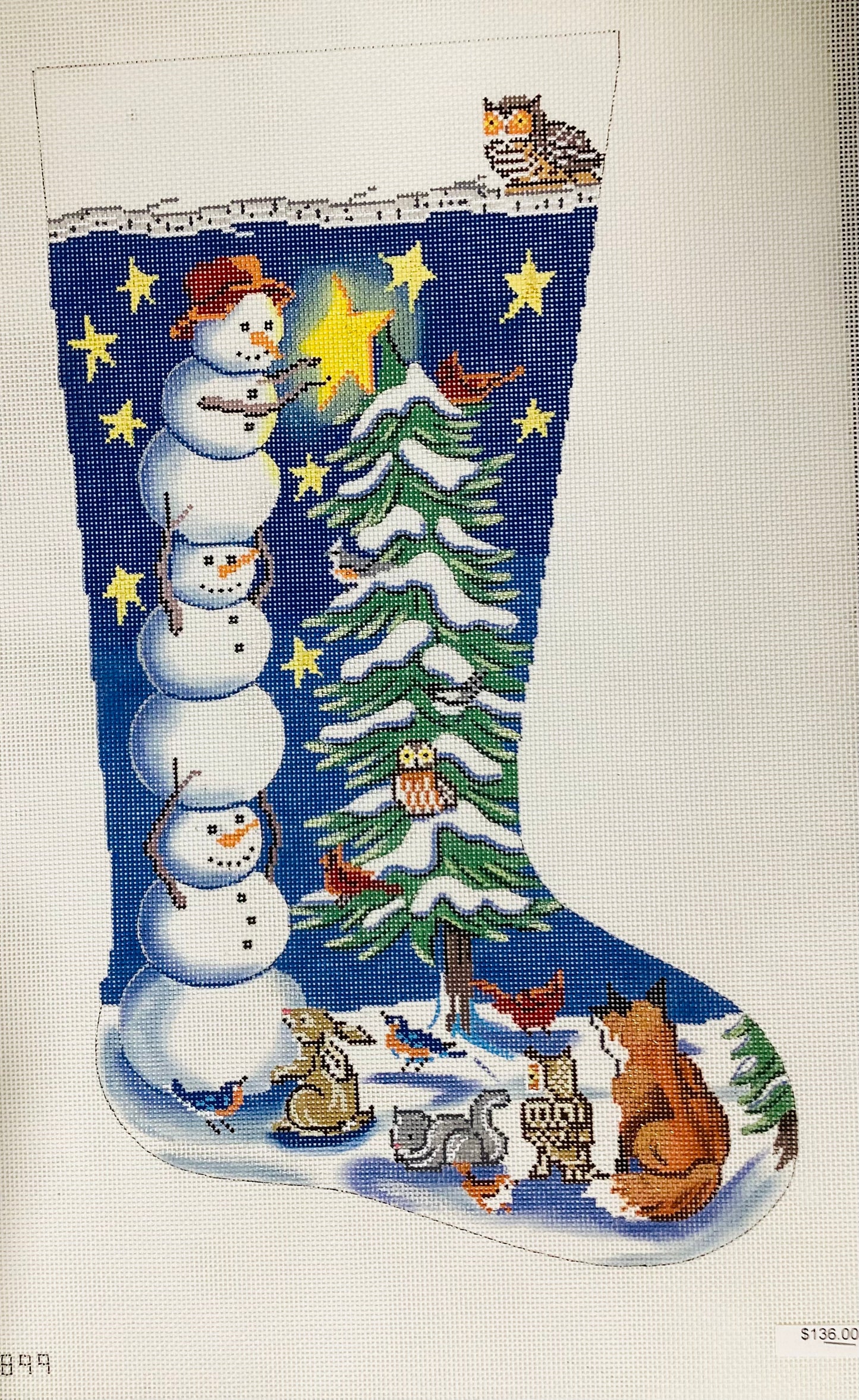 Piling on to Place the Star Stocking