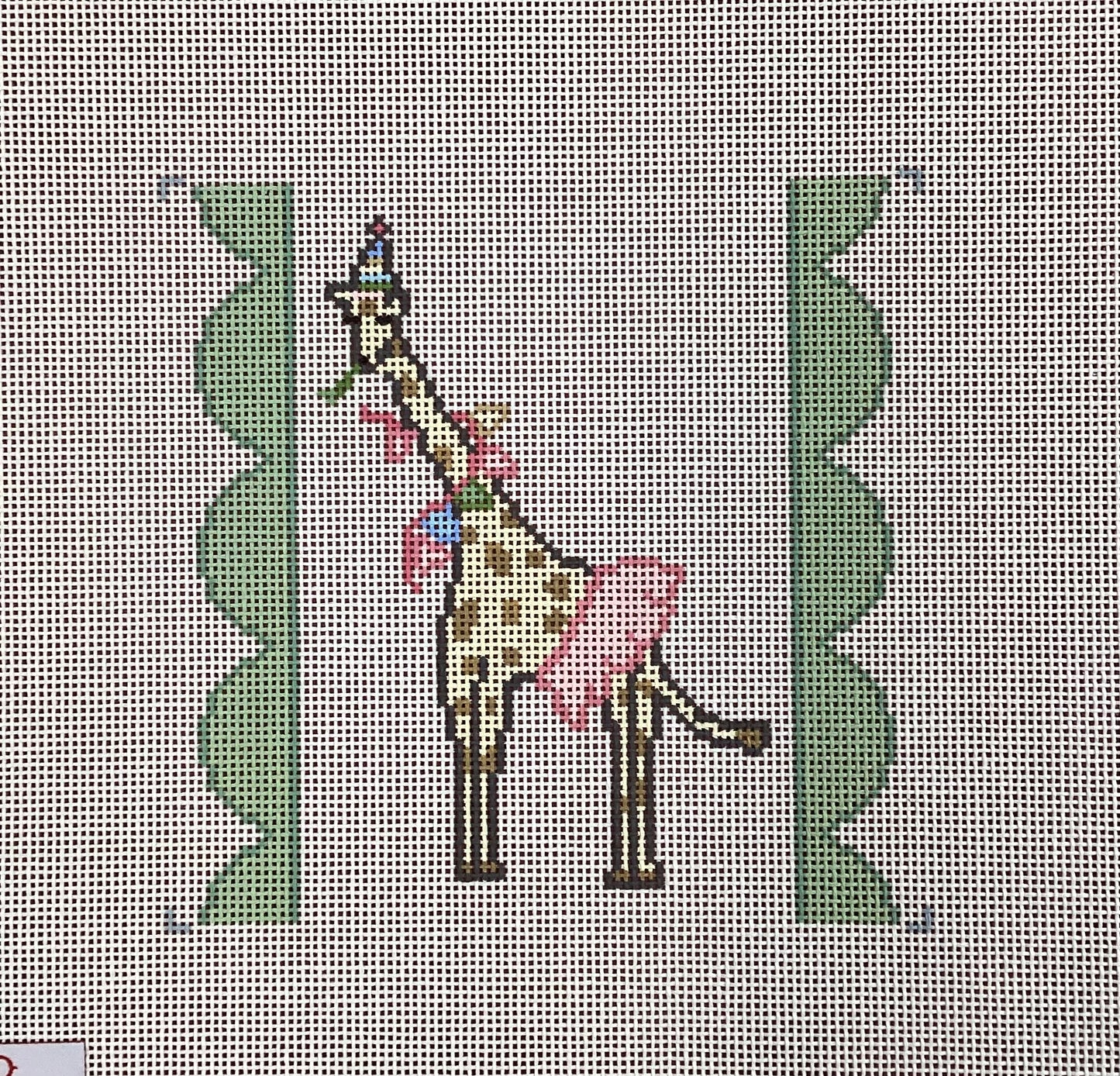 Party Giraffe Needlepoint