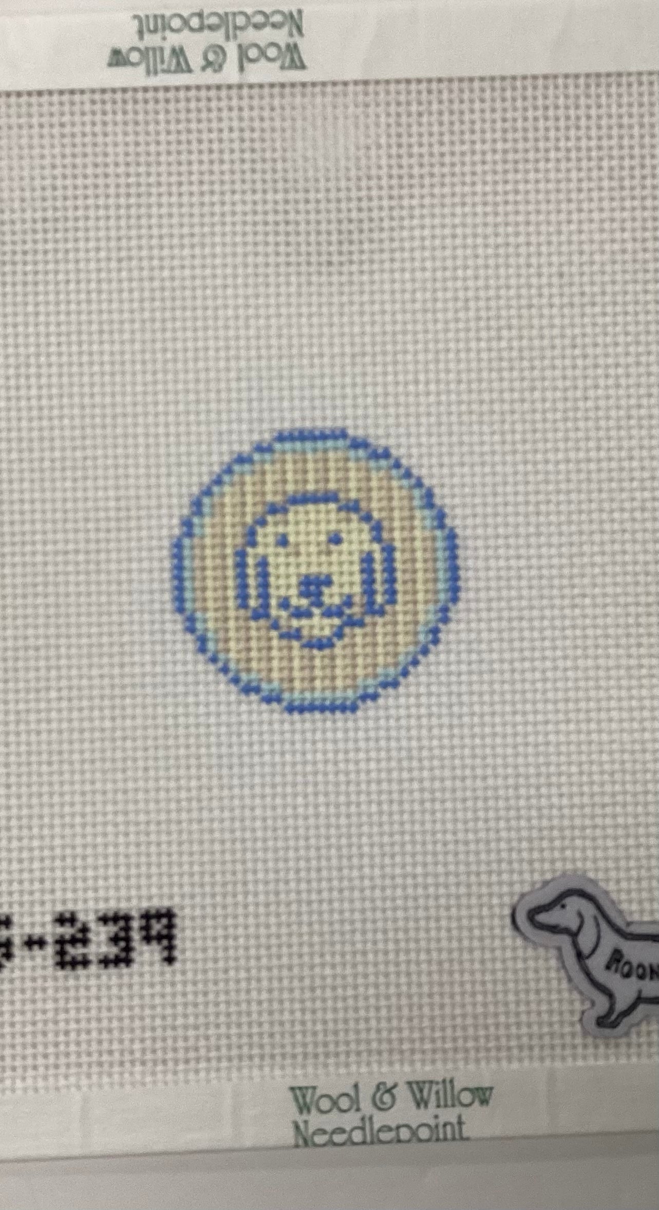 Rufus Bag Charm Needlepoint