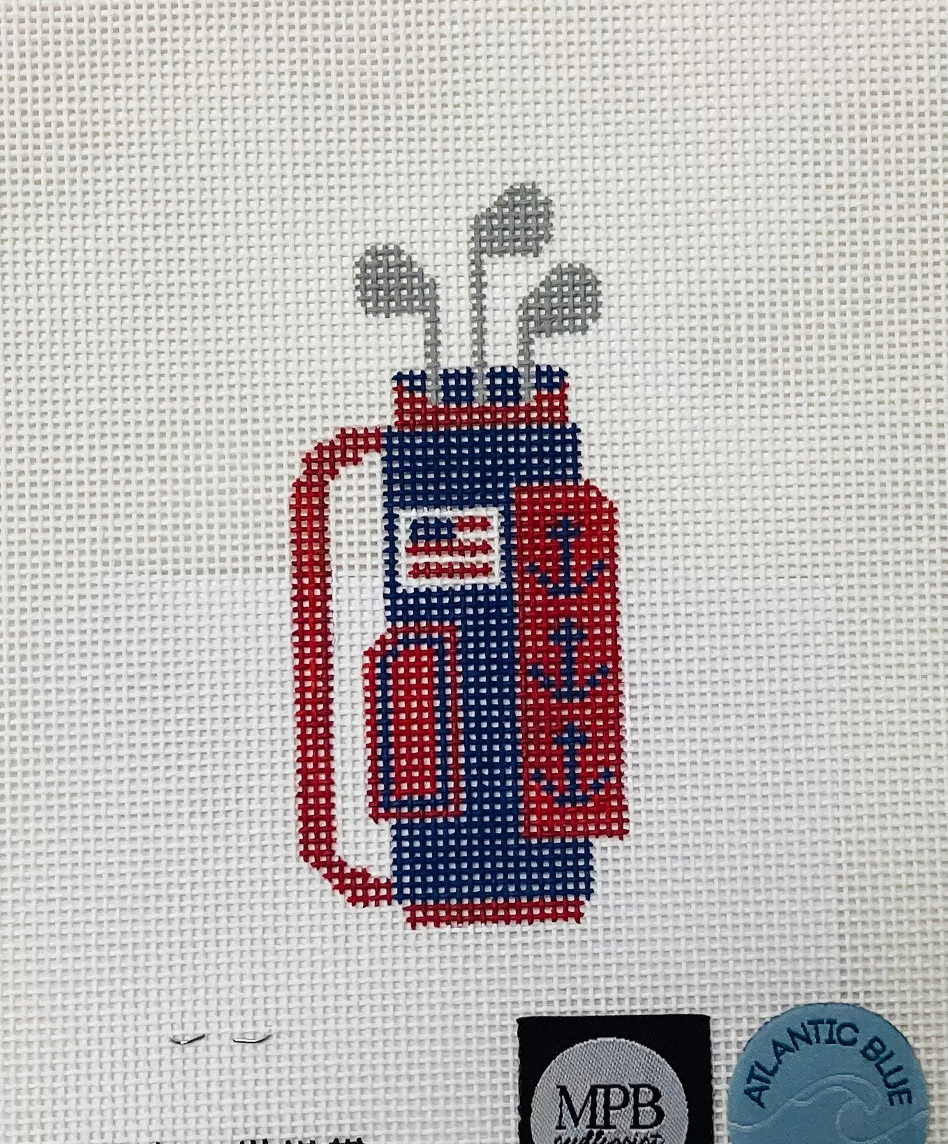 USA Golf Bag Needlepoint
