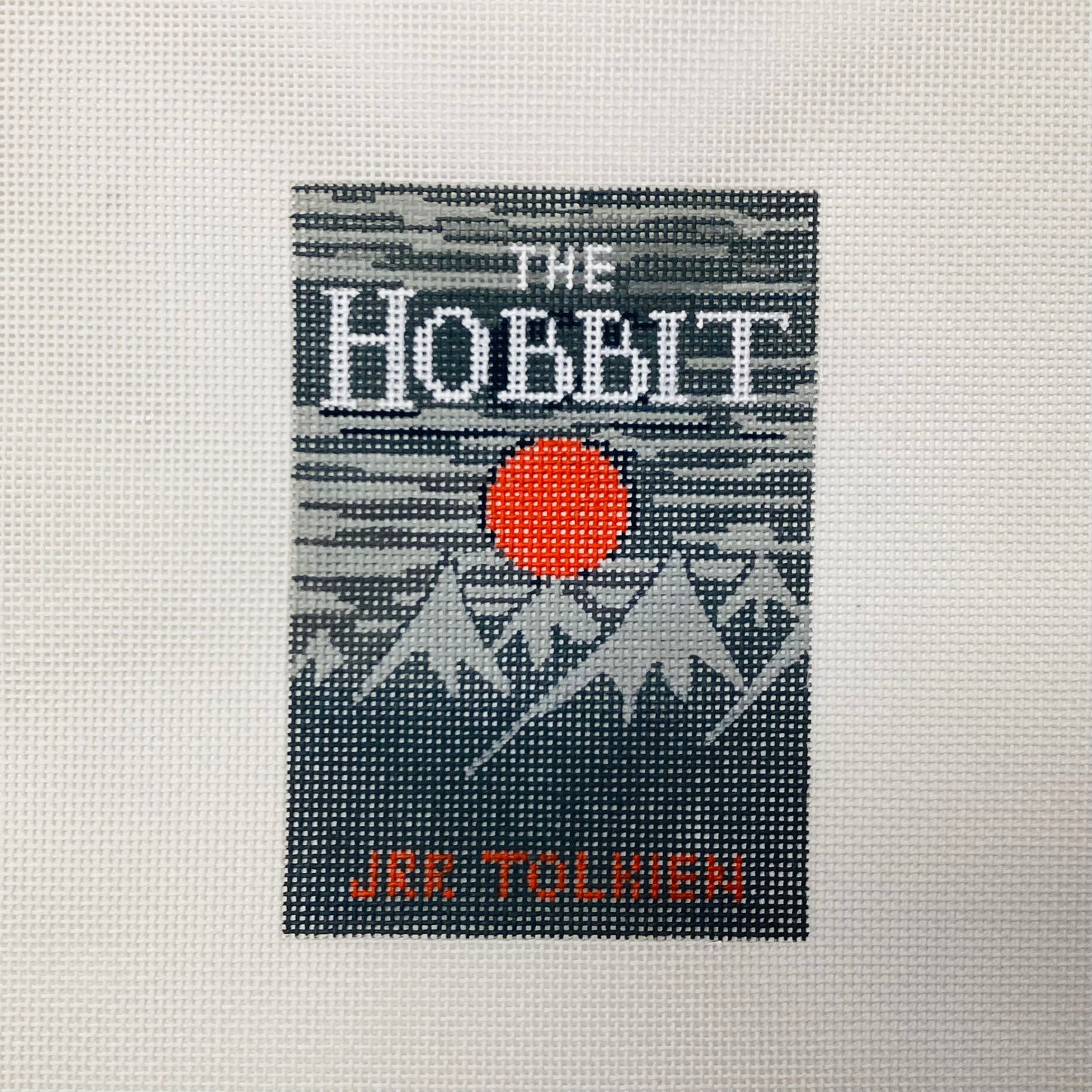The Hobbit Needlepoint Book Cover