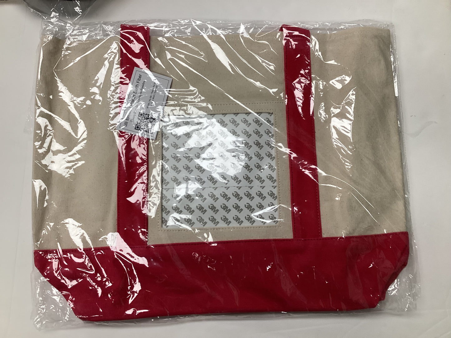 Large Tote Bag with insert for Self Finishing - Pink