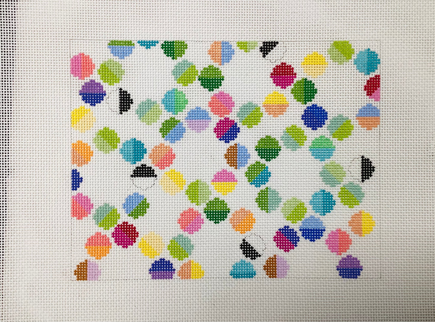 Bracelet Rings Clutch Needlepoint Canvas