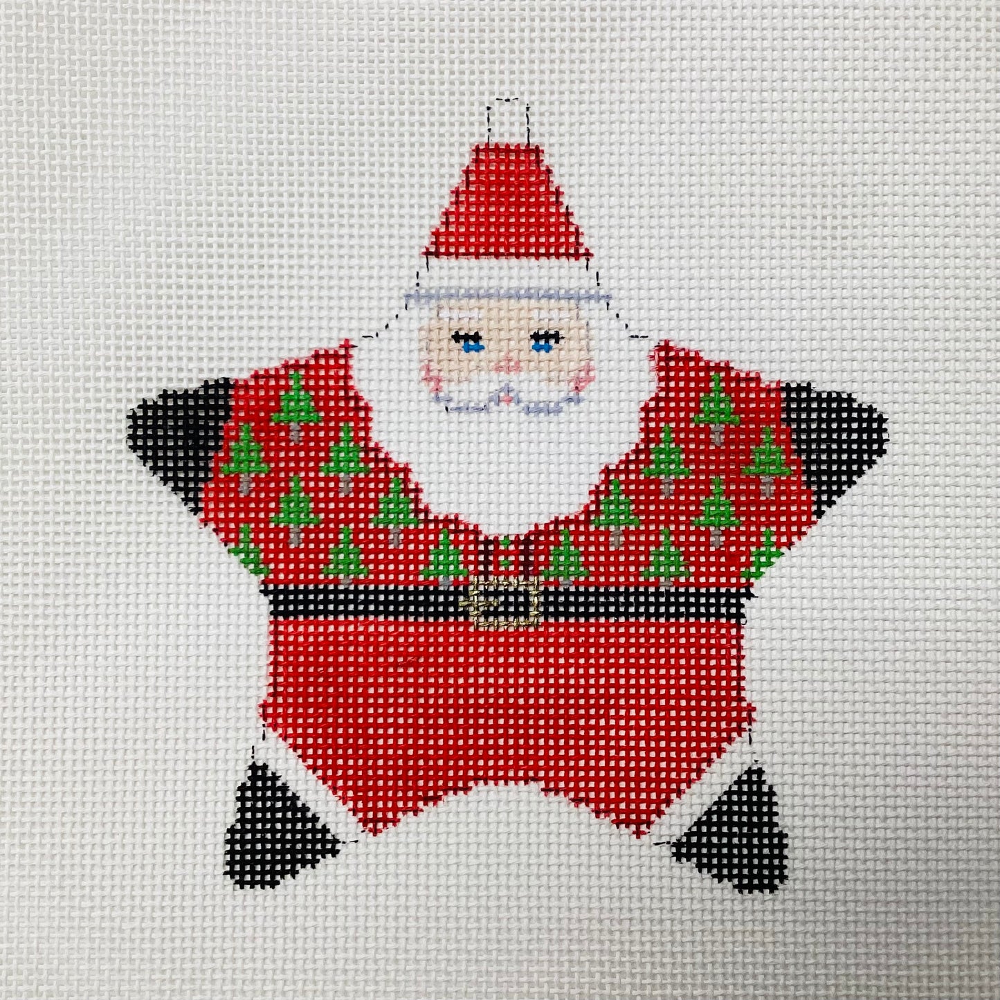 Star Santa with Tree Shirt