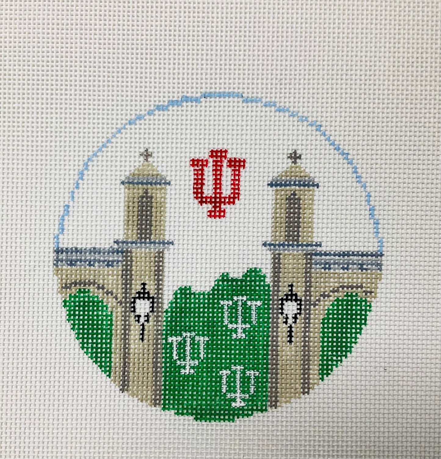 Indiiana University Sample Gates Needlepoint