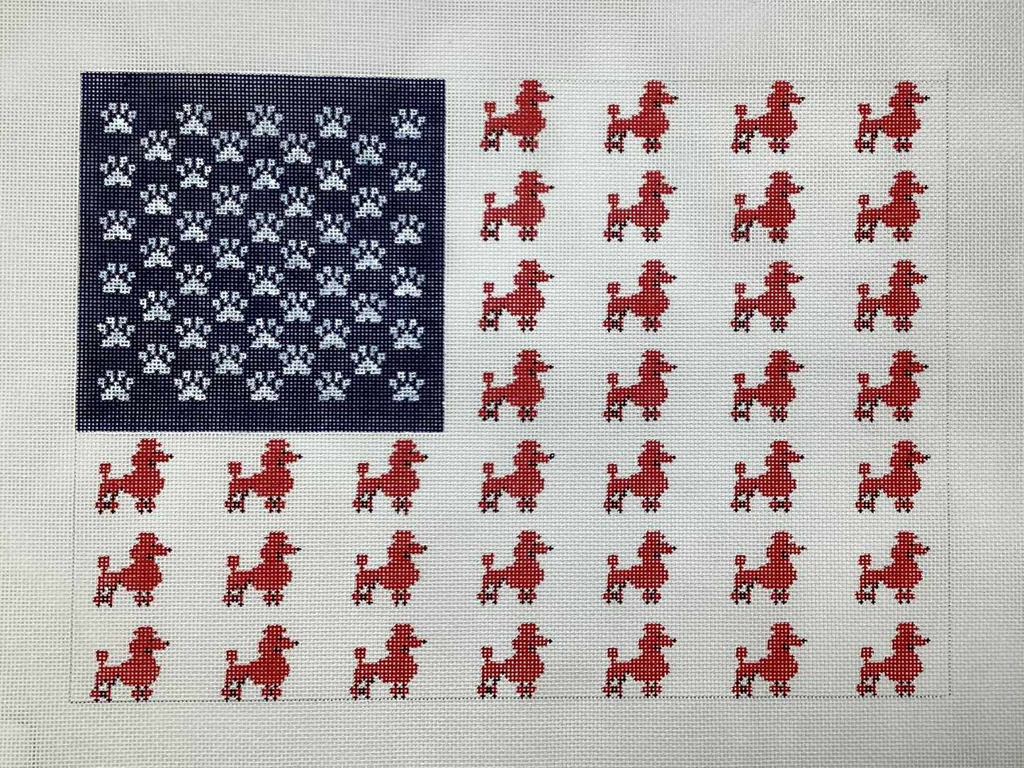 Animal Flag - Poodles