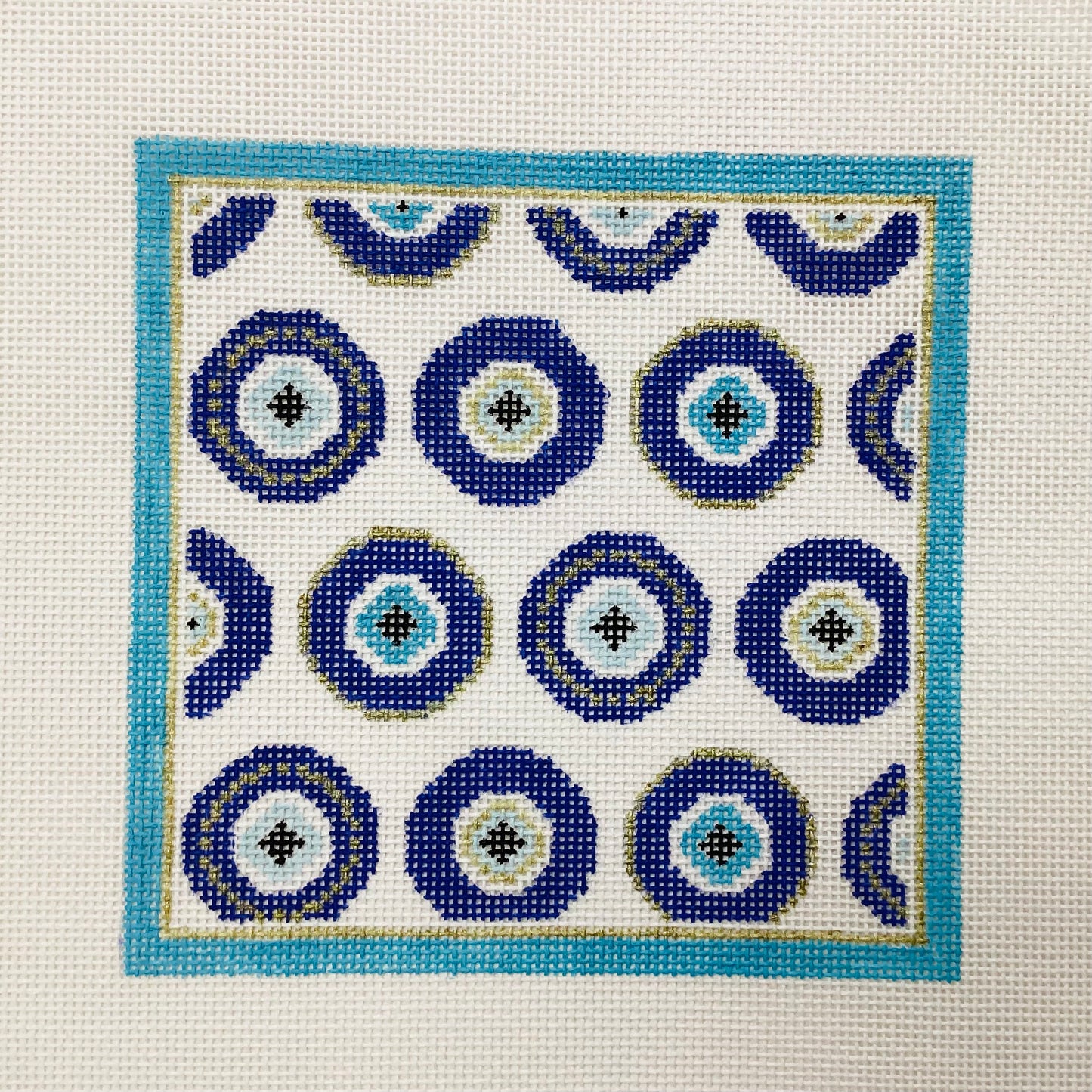 Evil Eye Needlepoint Insert