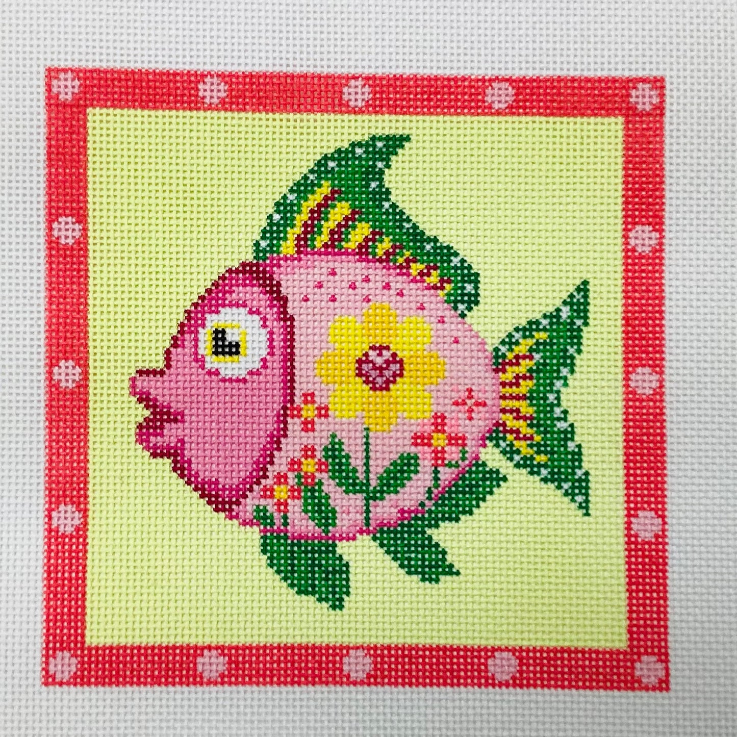 Pink Floral Fish