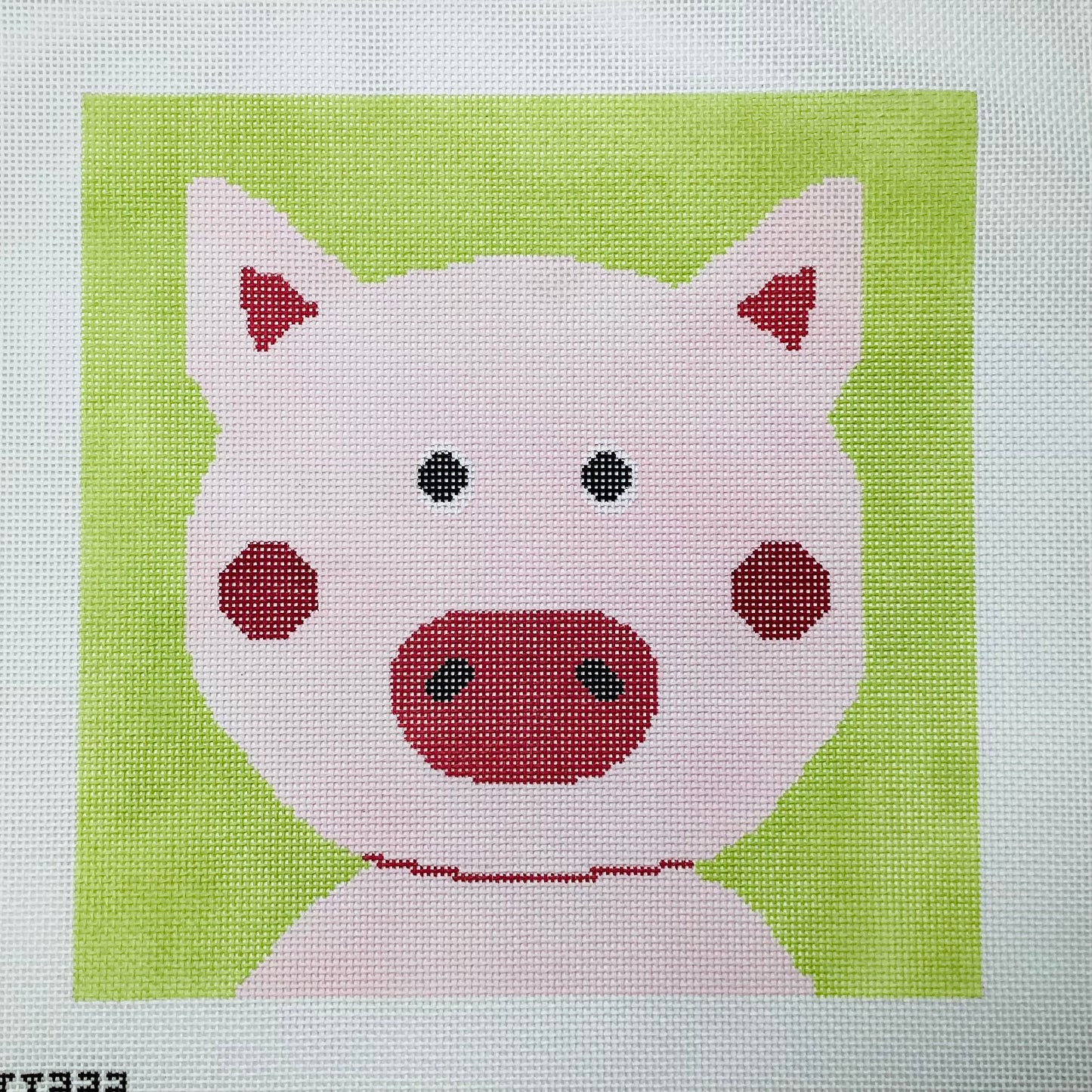 Little Pig Needlepoint Canvas