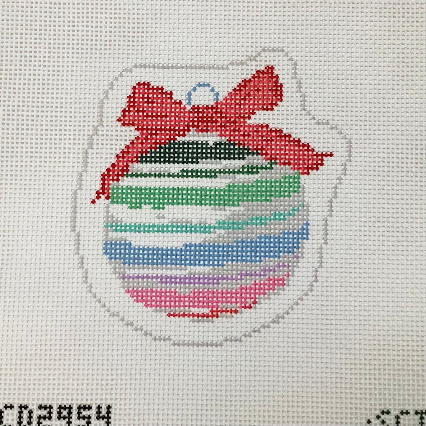 Rainbow Stripe Ornament