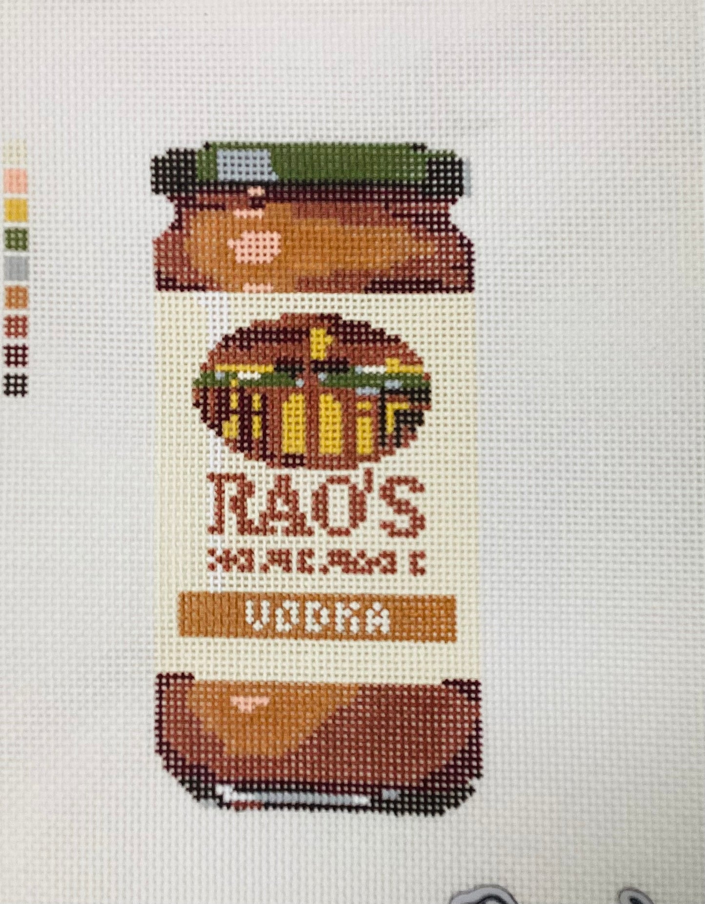 Raos Vodka Sauce Needlepoint Canvas