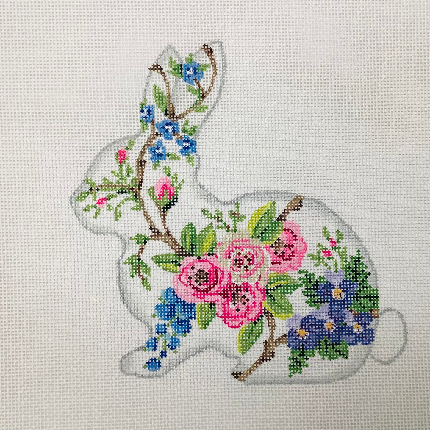 Floral Patterned Bunny