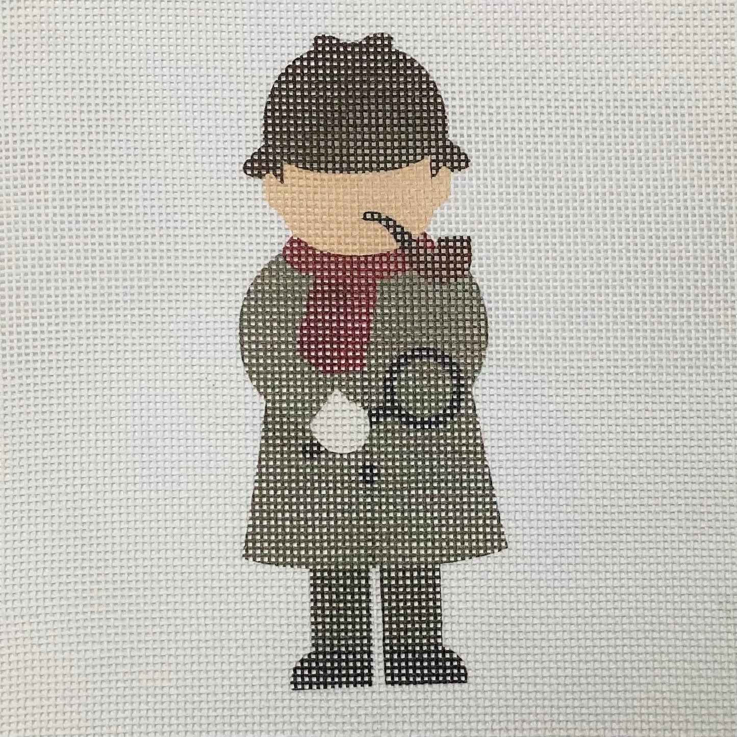 Sherlock Holmes Needlepoint Design