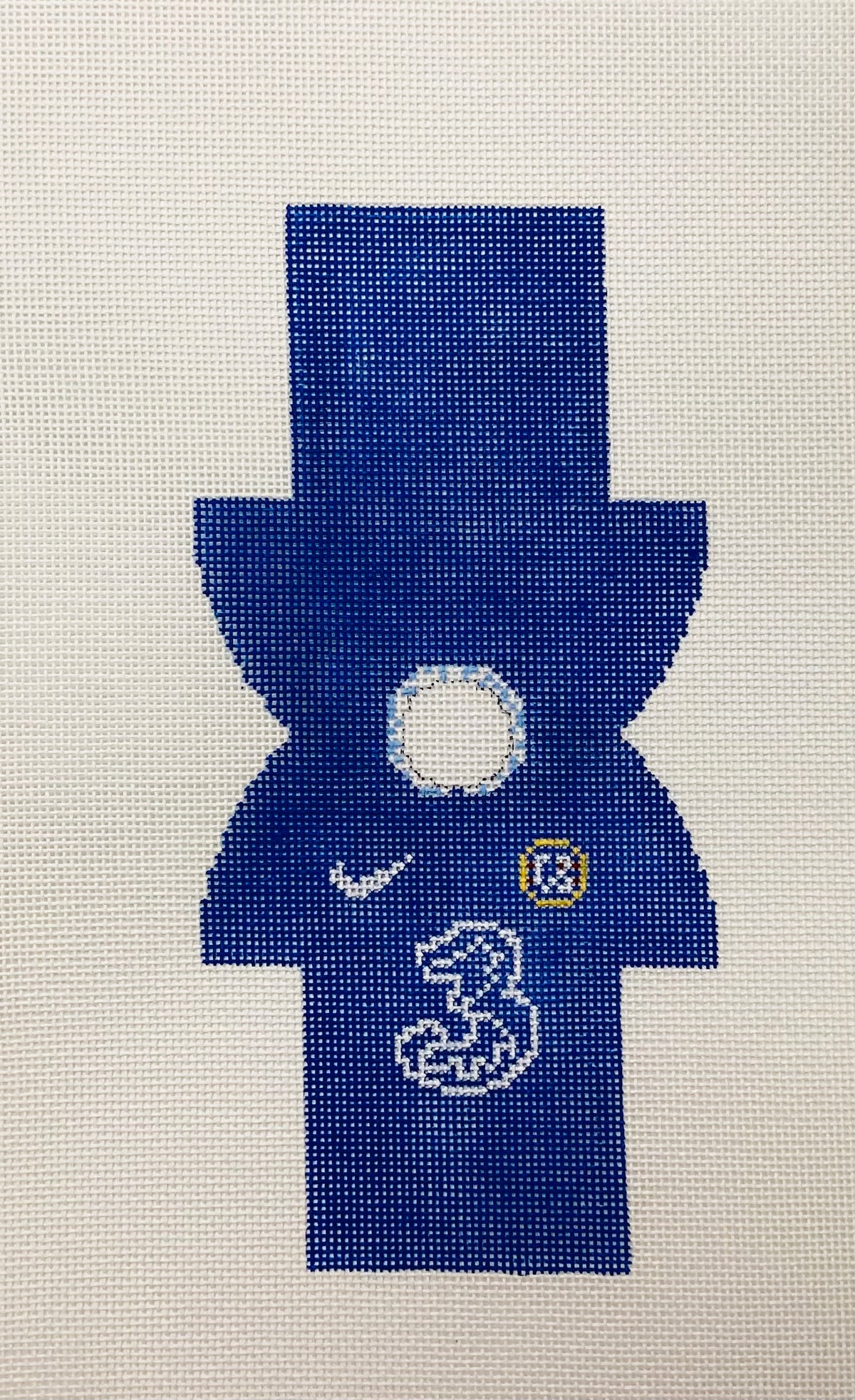 Chelsea Soccer Jersey Needlepoint