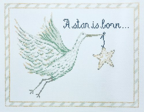A Star Is Born Needlepoint Canvas.