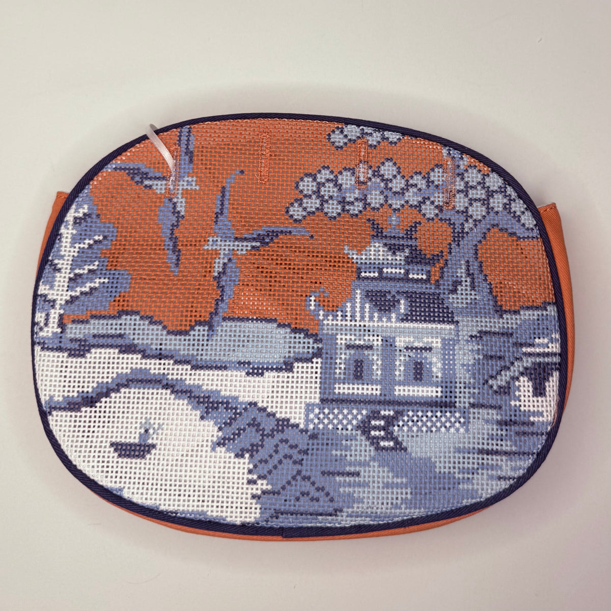 Blue Willow (Salmon) Bermuda Bag Cover
