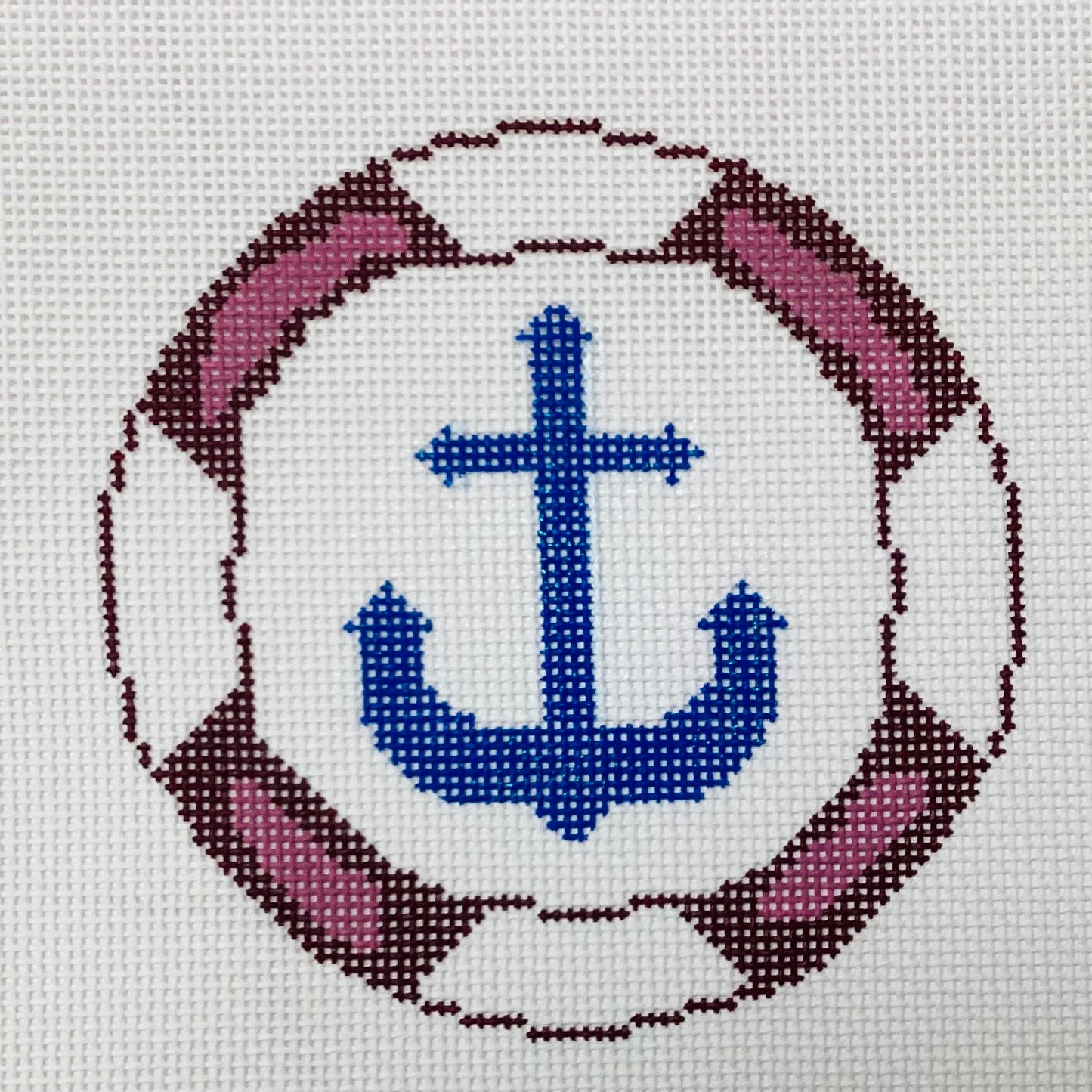 Anchor with lifebuoy