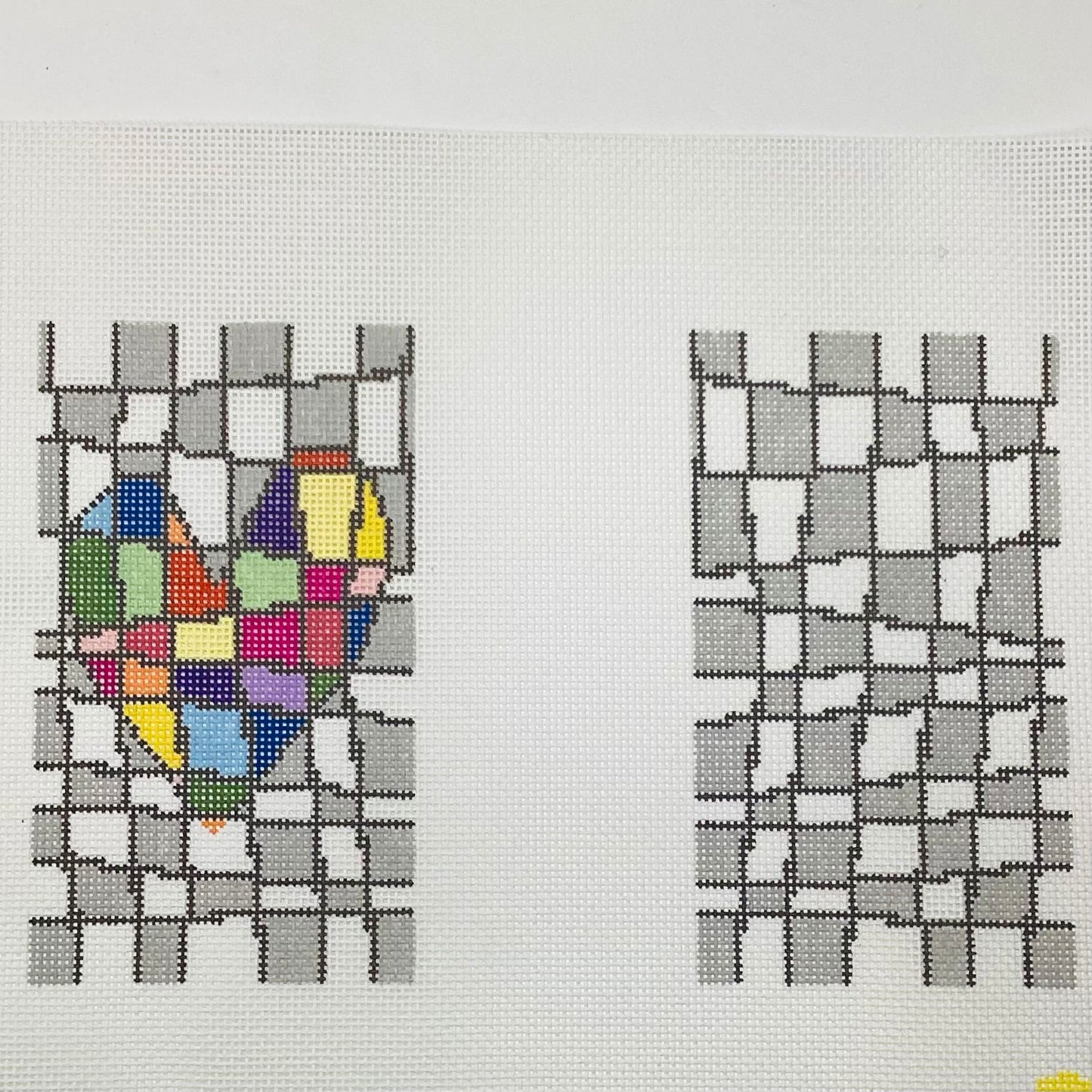 Hearts and Squares Eyeglass Case