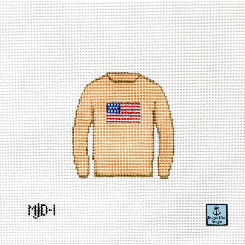 American Flag Sweater