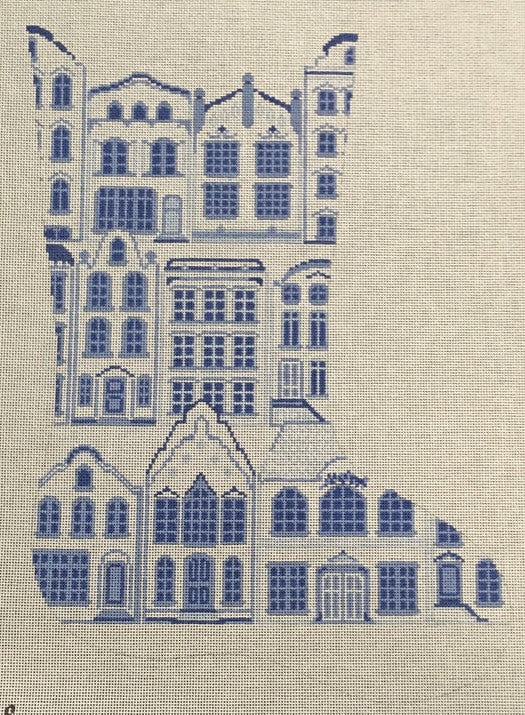 Delft House Stocking