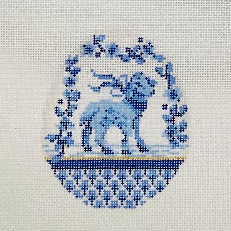 Blue Garland Lamb Egg