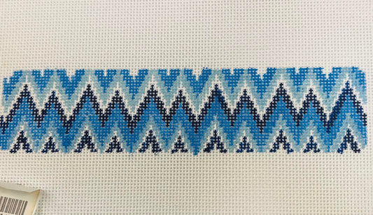 blue zig zag cuff