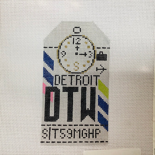 Detroit Luggage Tag - HN