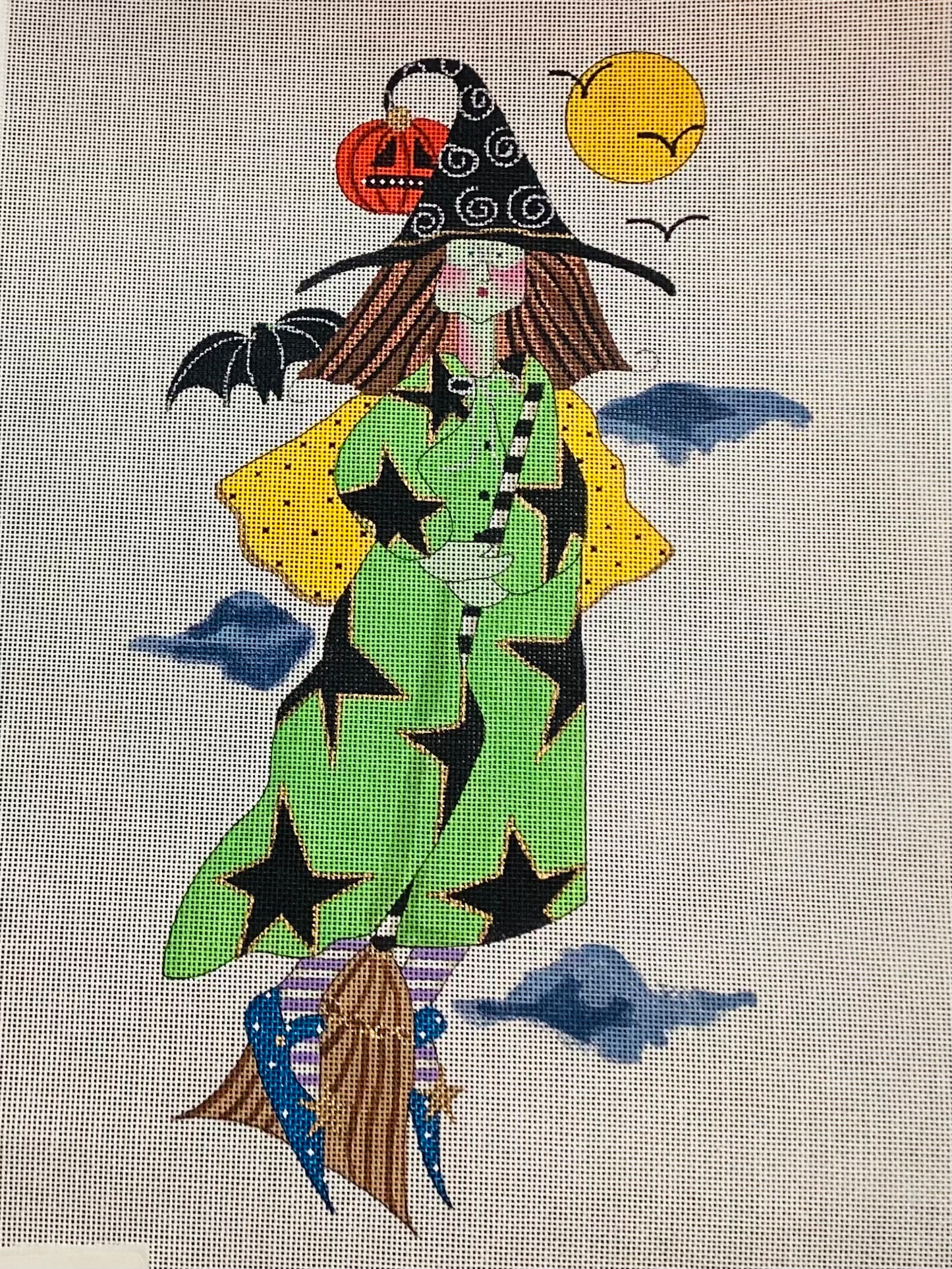 witch on broom