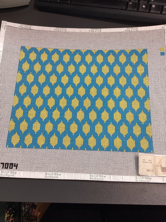 Lemons on Teal