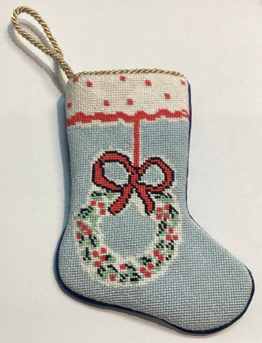 Kathy Hilton- Hanging Wreath Bauble Stocking