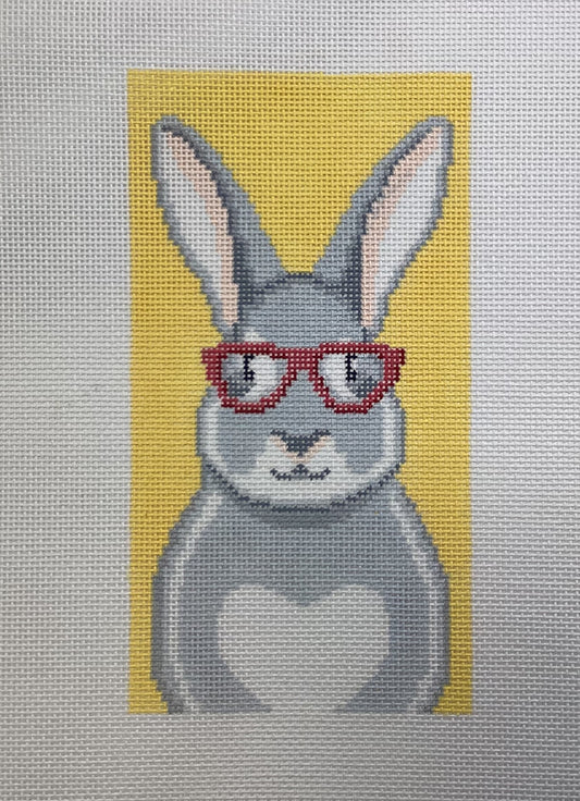 Bunny w/ Glasses Eyeglass Case