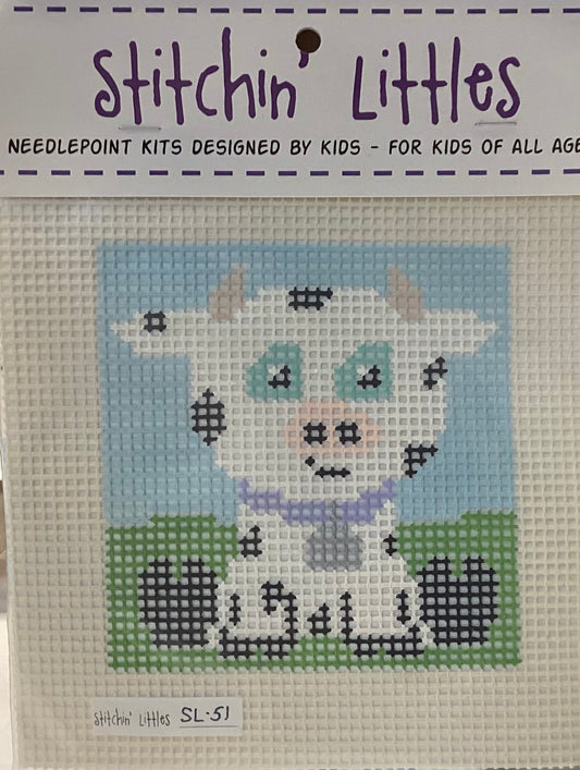 Stitchin' Littles Kit 5x5 - Cow