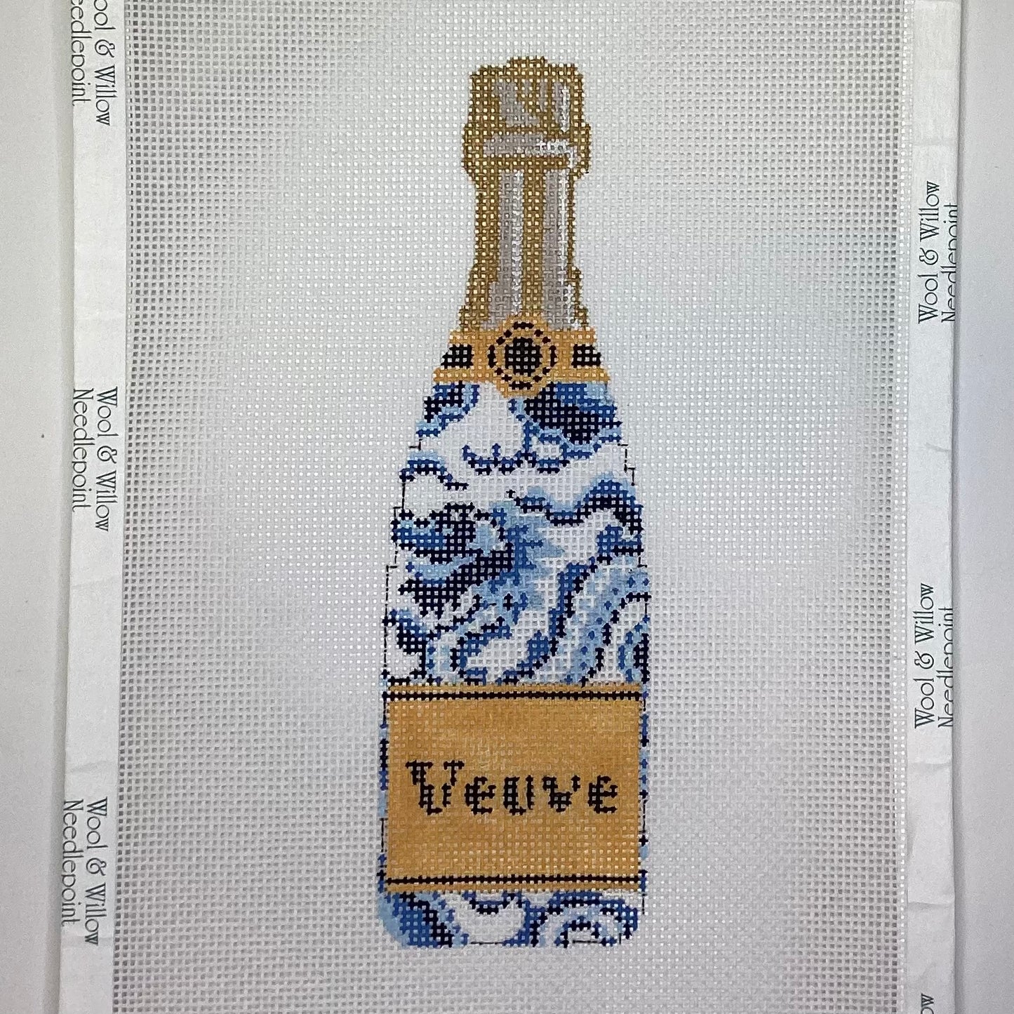 Veuve Bottle - Blue & White Chinoiserie