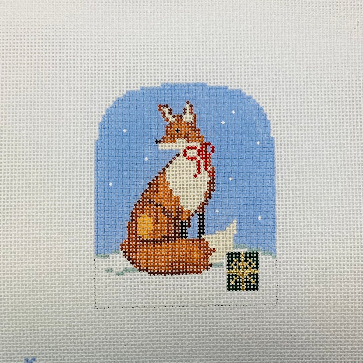 Christmas Forest Collection - Girl Fox with Bow