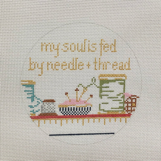 My soul is fed by needle and thread