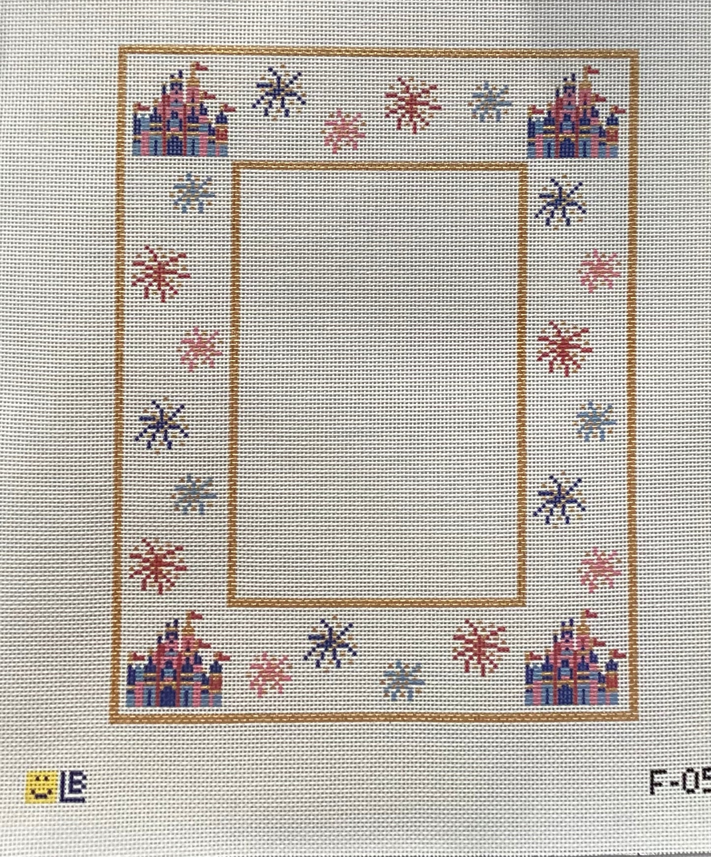 Castle with Firework Frame