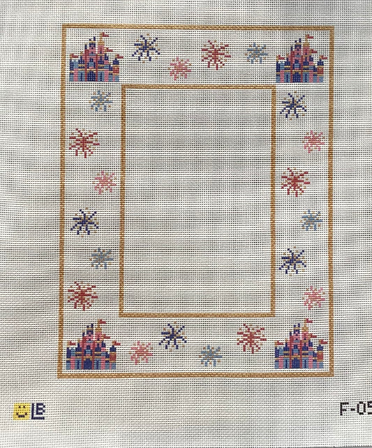 Castle with Firework Frame