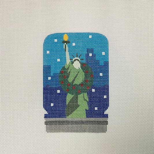 Lady Liberty w/ Wreath Needlepoint canvas