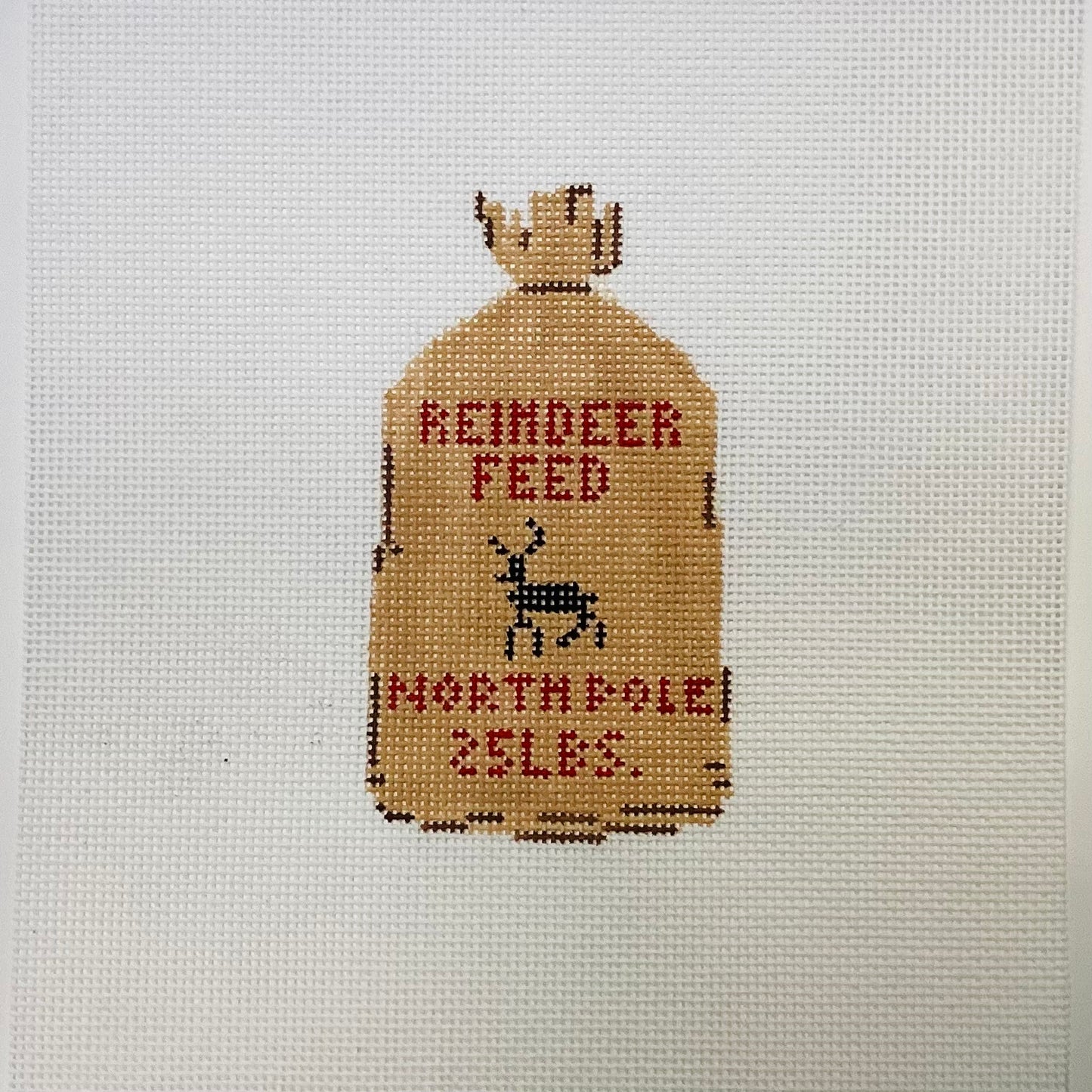 Reindeer Feed Sack